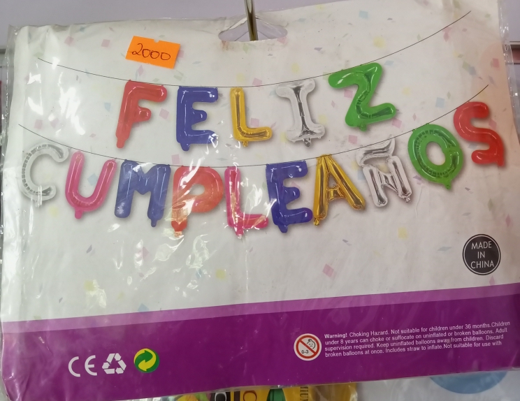 ADORNO FELIZ CUMPLEAÑOS