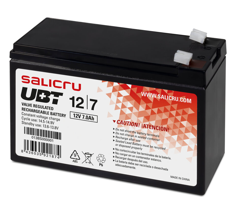 Batería SALICRU AGM recargable de 12 V