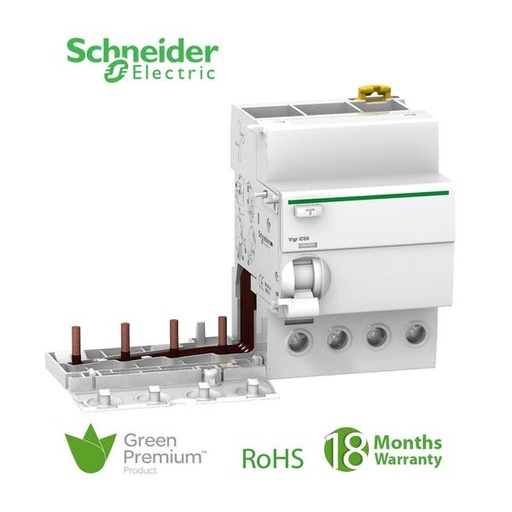 DISJONCTEUR DIFFERENTIEL 4P,63A 300mA